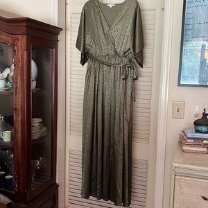 BalticBorn green leopard print dress